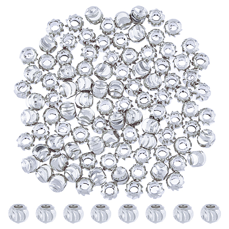 100Pcs Brass Beads KK-HS0015-29S-1