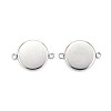 Tarnish Resistant 304 Stainless Steel Cabochon Connector Settings LS-STAS-G170-26P-14mm-2