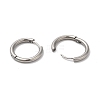 202 Huggie Hoop Earrings with 304 Stainless Steel Pins for Women EJEW-Q767-02B-P-2