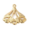 Brass Hollow Links KK-O100-17G-01-1