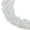 Electroplate Imitation Jade Glass Beads Strands LS-EGLA-N013-J8mm-D02-3