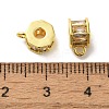 Column Brass Micro Pave Cubic Zirconia Tube Bails LS-KK-C072-05B-G-2