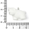 Flocky Opaque Resin Pendants RESI-G105-06C-3