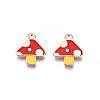 Autumn Theme Alloy Enamel Charms ENAM-S115-143A-1