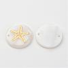 Freshwater Shell Links connectors SHEL-S247-13-1