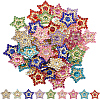 Gorgecraft 108Pcs 9 Colors Star Sew on Rhinestone OACR-GF0001-13-1