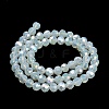 Imitation Jade Glass Beads Stands EGLA-A035-J8mm-B06-3