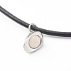 Magnetic Alloy Heart Charm Bracelet Sets for Valentine's Day BJEW-JB06415-02-7