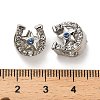 Alloy Rhinestone European Beads FIND-Q115-06P-3