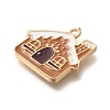 Christmas Theme Alloy Enamel Pendants ENAM-Q509-01KCG-10-2