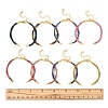 8Pcs 8 Colors Nylon Cord Bracelets MAK-FS0001-05-5