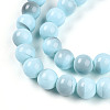 Baking Paint Glass Beads Strands DGLA-N013-10mm-03-3