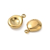 304 Stainless Steel Charms SA-CBA11D7-02G-2