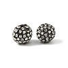 Alloy Rhinestone Beads RB-A034-10mm-A01B-3