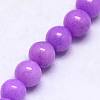 Natural Mashan Jade Round Beads Strands G-D263-8mm-XS24-2