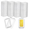 Acrylic Packing Boxes with Lids for Gold Bar LS-CON-WH0085-142-1