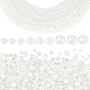 9 Strands 3 Style Electroplate Glass Beads Strands EGLA-PH0001-29-7