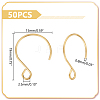 Ion Plating(IP) 304 Stainless Steel Earring Hooks STAS-UN0058-96G-3