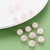 Transparent Crackle Acrylic Beads MACR-S373-66C-N10-6