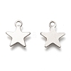 Non-Tarnish 201 Stainless Steel Charms STAS-B001-14B-P-2