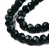 Opaque Solid Color Imitation Jade Glass Beads Strands EGLA-A044-P6mm-D12-2