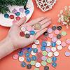 72Pcs 9 Colors Alloy Enamel Pendants ENAM-SZ0001-79A-05-4