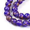 Baking Paint Glass Beads Strands DGLA-N010-10mm-06-3
