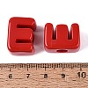 Opaque Acrylic European Beads OACR-M027-01E-06-3