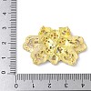 Brass Colorful Enamel Flower Multi-Strand Links KK-K399-10G-3