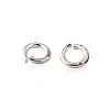 Brass Open Jump Rings KK-V007-004P-01-2