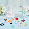 72Pcs 18 Colors Acrylic Beads OACR-SC0002-61-4
