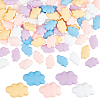 80Pcs Opaque Resin Cabochons CRES-ME0001-06-1