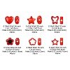 200Pcs 6 Styles Transparent & Opaque Acrylic Beads TACR-FS0001-54F-4