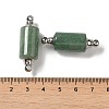 Natural Mixed Stone Connector Charms G-Z039-01P-4