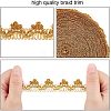 Metallic Lace Trim OCOR-WH0058-01G-9