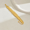 Brass Coin Link Bracelets SF1063-1-1