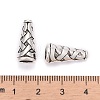 Tibetan Style Alloy Bead Cone TIBEB-00821-AS-NF-4