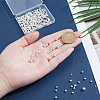 220Pcs 5 Styles Brass Spacer Beads KK-ME0002-98-3