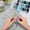1080pcs 24 Style Glass Beads GLAA-PH0001-61-2