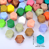 Hexagonal Silicone Beads SI-JX0020A-22-2