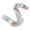 Gradient Color Natural White Jade Beads Strands G-NH0053-A01-01-2