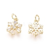 Brass Charms LS-ZIRC-L087-045G-2