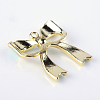 Bowknot Alloy Enamel Pendants X-ENAM-Q033-22B-3