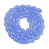 Electroplate Imitation Jade Glass Beads Strands EGLA-N013-J4mm-D06-2
