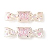 Printed Opaque Acrylic Beads OACR-B054-01A-1