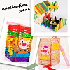 10 Sets Wood Craft Sticks DIY-CN0003-32A-5