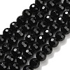 Natural Black Onyx Beads Strands G-C280-B01-6mm-2