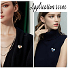 20 Boxs Sublimation Blank Brooch Pins FIND-SP0004-09C-5