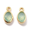 Eco-Friendly Brass with Glass Pendants X-KK-K268-01L-2