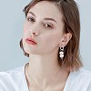 4 Sets 2 Colors  Natural Cultured Freshwater Pearl Pendants FIND-AR0004-60-7